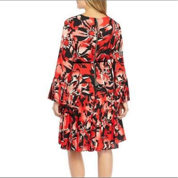 THE LIMITED Madison Ave Floral Pleated Dress 18W - Picture 2 of 13